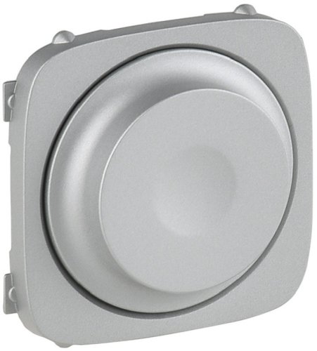 Лицевая панель Legrand Valena Allure для светорегулятора поворотного алюминий фото Лицевая панель Legrand Valena Allure для светорегулятора поворотного алюминий картинка